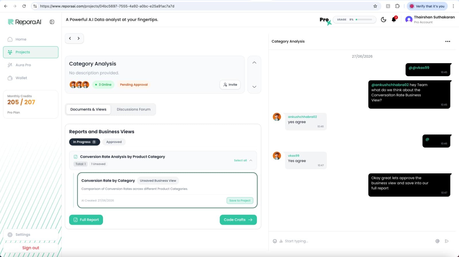 Teams & Projects